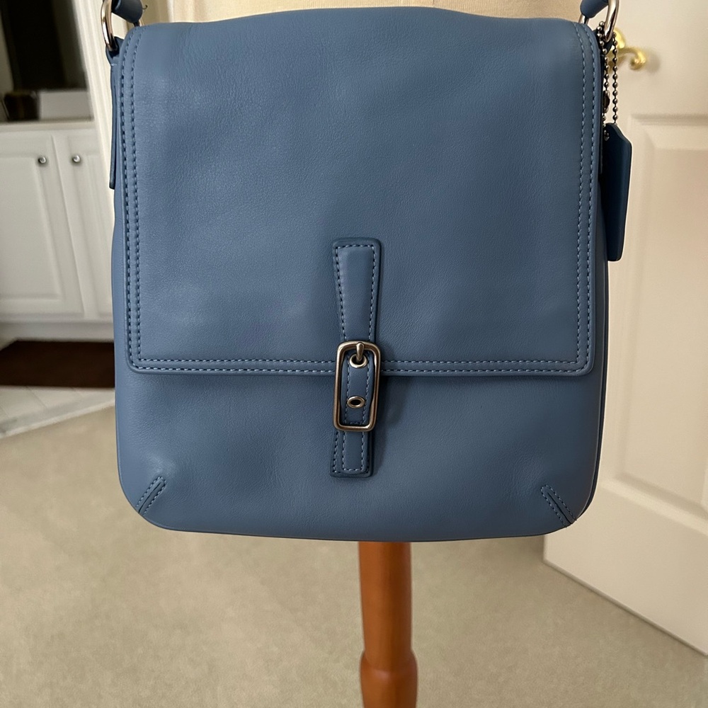 Blue Coach Crossbody Purse